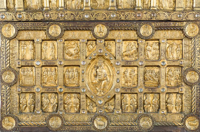 Gyldent alter fra Sahl Kirke i Nordvestjylland